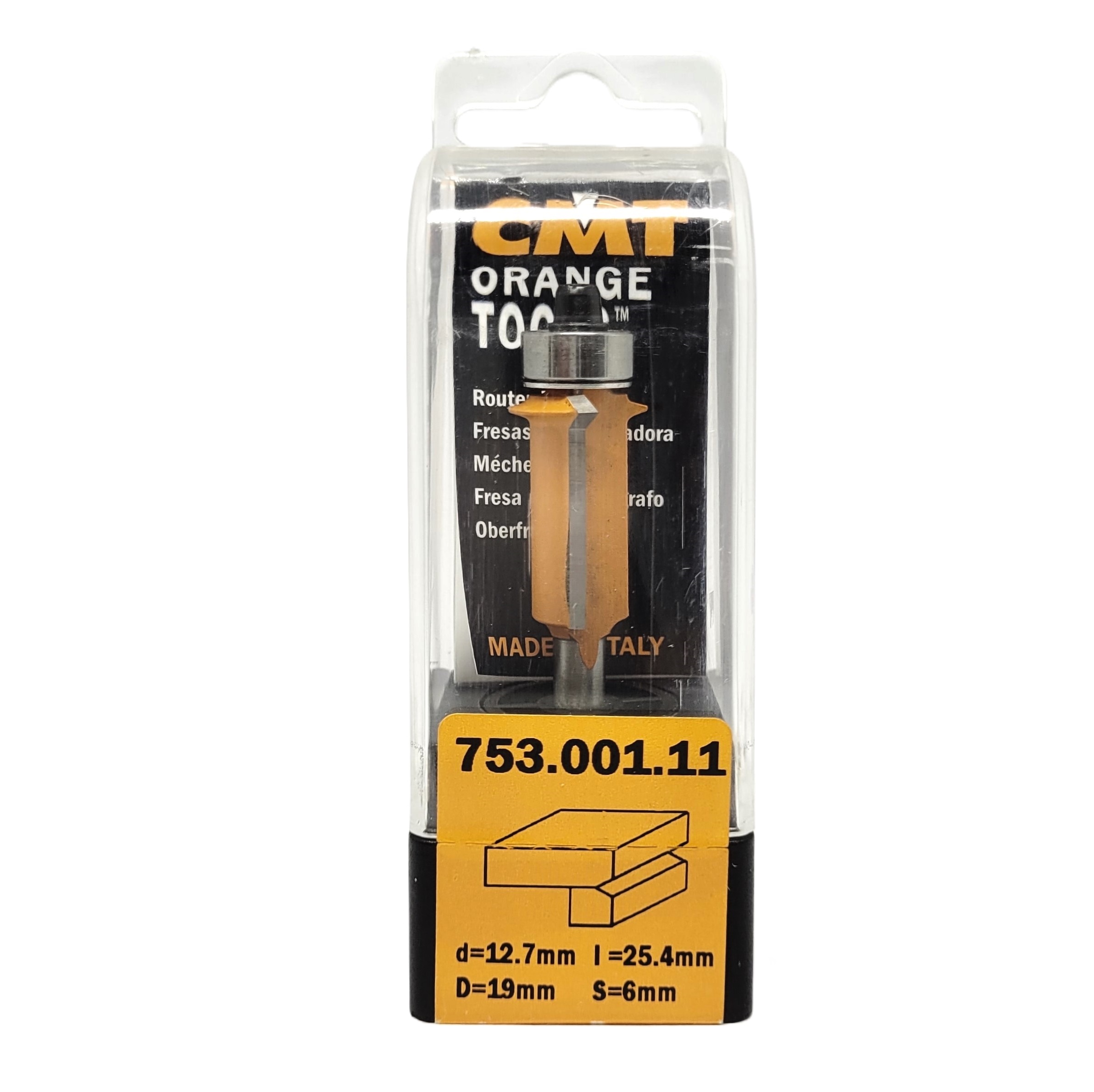 Fresa para Refilar HW Ø12,7x67mm - marca CMT - Cód. 753.001.11